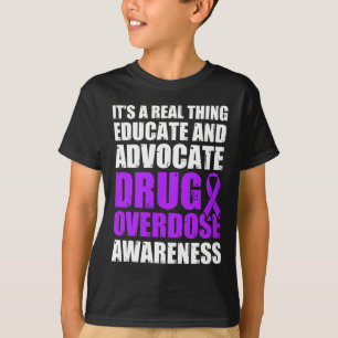 Drug Overdose Awareness Warrior Survivor 12 T-Shirt