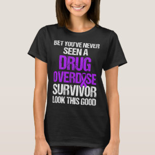 Drug Overdose Awareness Warrior Survivor 20  T-Shirt