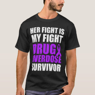 Drug Overdose Awareness Warrior Survivor 23  T-Shirt