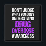 Drug Overdose Awareness Warrior Survivor 24  Magnet<br><div class="desc">Drug Overdose Awareness Warrior Survivor 24</div>