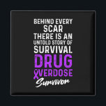 Drug Overdose Awareness Warrior Survivor 27  Magnet<br><div class="desc">Drug Overdose Awareness Warrior Survivor 27</div>