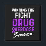 Drug Overdose Awareness Warrior Survivor 32  Magnet<br><div class="desc">Drug Overdose Awareness Warrior Survivor 32</div>