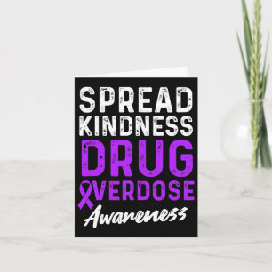 Drug Overdose Awareness Warrior Survivor 33  Card