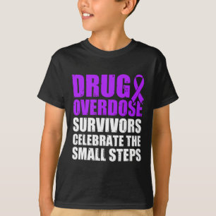 Drug Overdose Awareness Warrior Survivor 35 T-Shirt