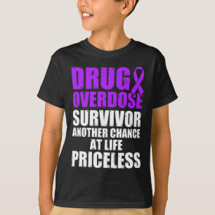 Drug Overdose Awareness Warrior Survivor 54 T-Shirt