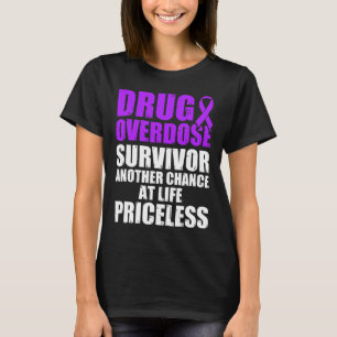 Drug Overdose Awareness Warrior Survivor 54 T-Shirt