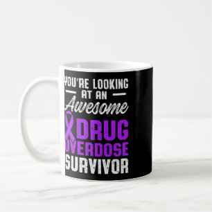 Drug Overdose Awareness Warrior Survivor 55  Coffee Mug