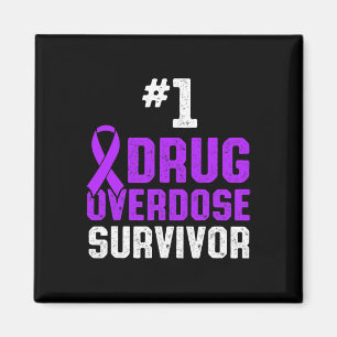 Drug Overdose Awareness Warrior Survivor 8 Magnet