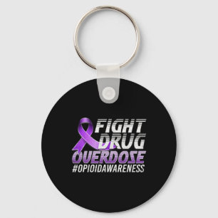 Drug Overdose Opioid Awareness 2 Keychain