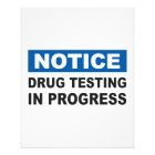Drug Testing in Progress
