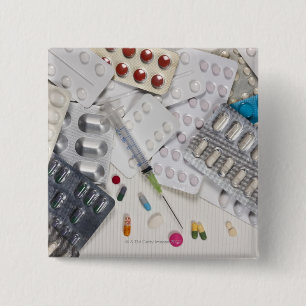 Drugs used in the treatment of medical 2 inch square button