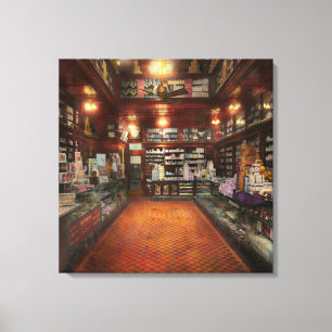 Drugstore - G.W. Armstrong drug store 1913 Canvas Print