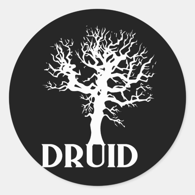 Druid Classic Round Sticker (Front)