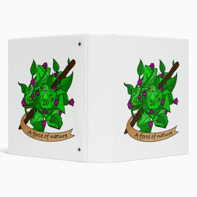 Druid Dice Design Binder (Background)