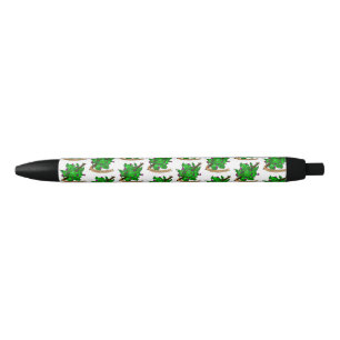 Druid Dice Design Black Ink Pen