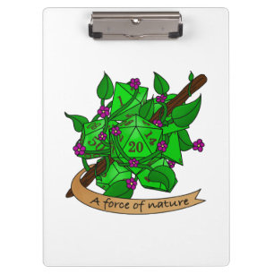 Druid Dice Design Clipboard
