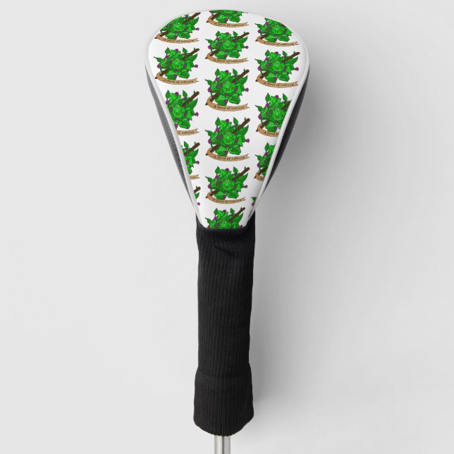 Druid Dice Design Golf Head Cover (Front)