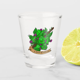 Druid Dice Design Shot Glass