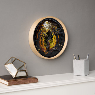 Druid Paper Quilling Clock