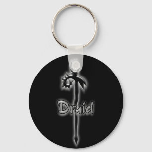 Druid stave keychain