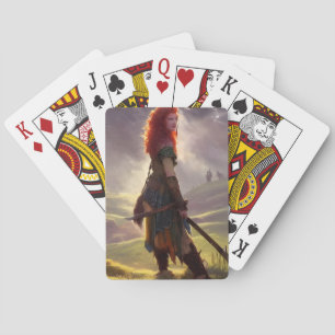 Druid Warrior Princess Fantasy Art Playing Cards