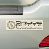 Druids Do It In The Woods - Bumper Sticker (On Car)