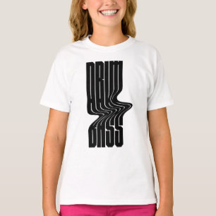 drum and bass bold logo design T-Shirt