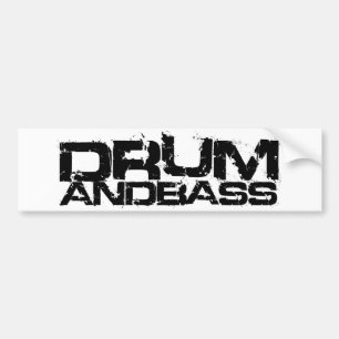 Drum and Bass Bumper Sticker