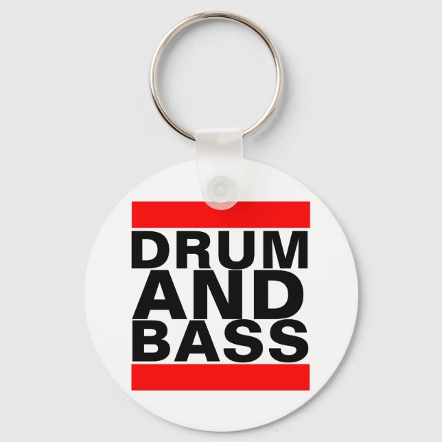 Drum and Bass Keychain (Front)