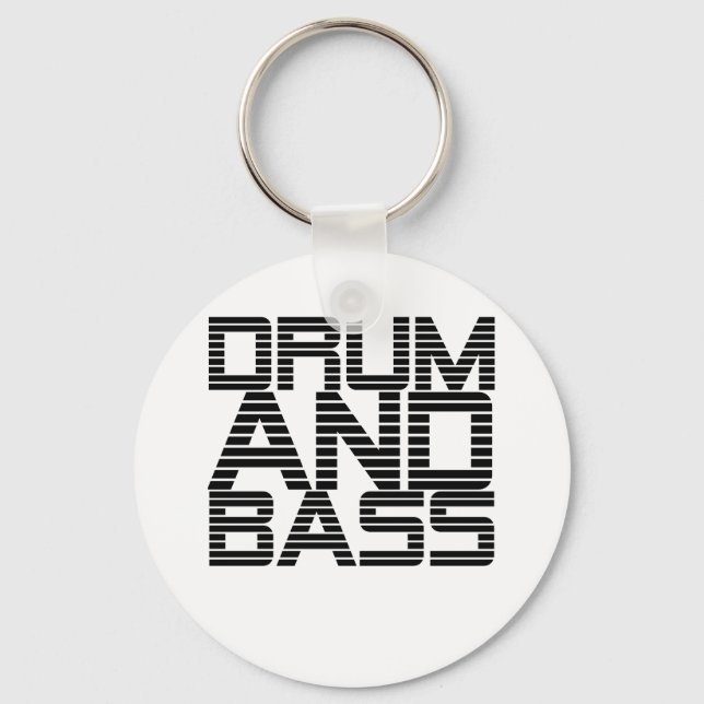 Drum and Bass Keychain (Front)