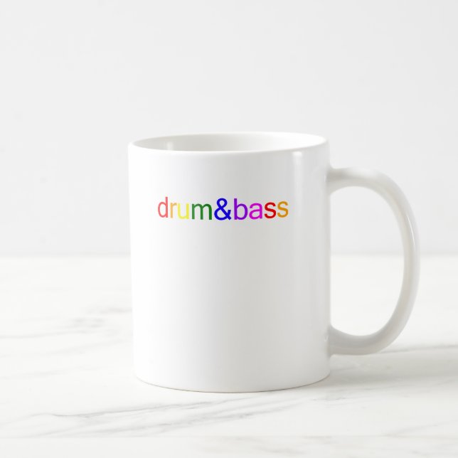 Drum and Bass Spectrum Coffee Mug (Right)
