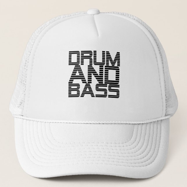 Drum and Bass Trucker Hat (Front)