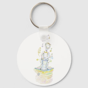 Drum Beats Keychain