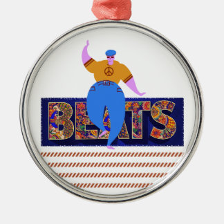 drum beats metal ornament