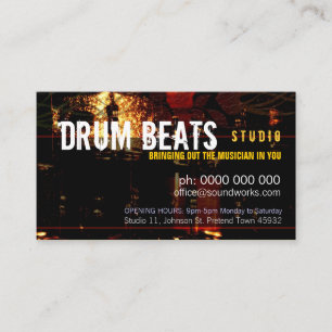 Drum Beats Music Business card