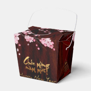 Drum Blossom Tet Hoa Anh Dao Vietnamese New Year t Favor Box