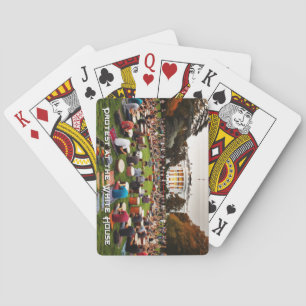 Drum circle at the White House Playing Cards