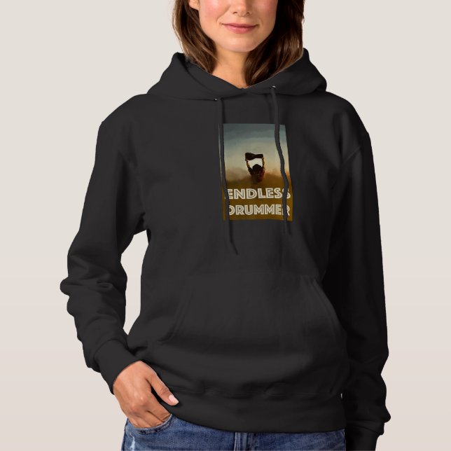 Drum Circle Endless Drummer Beach Drums drum circl Hoodie (Front)