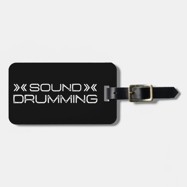Drum, Drum Bag, & Luggage Tag (Front Horizontal)