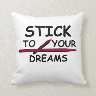 Drum Drummer Musician Band Through Pillow