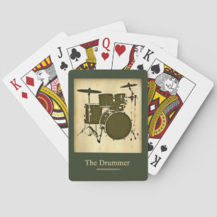 drum / drums playing cards