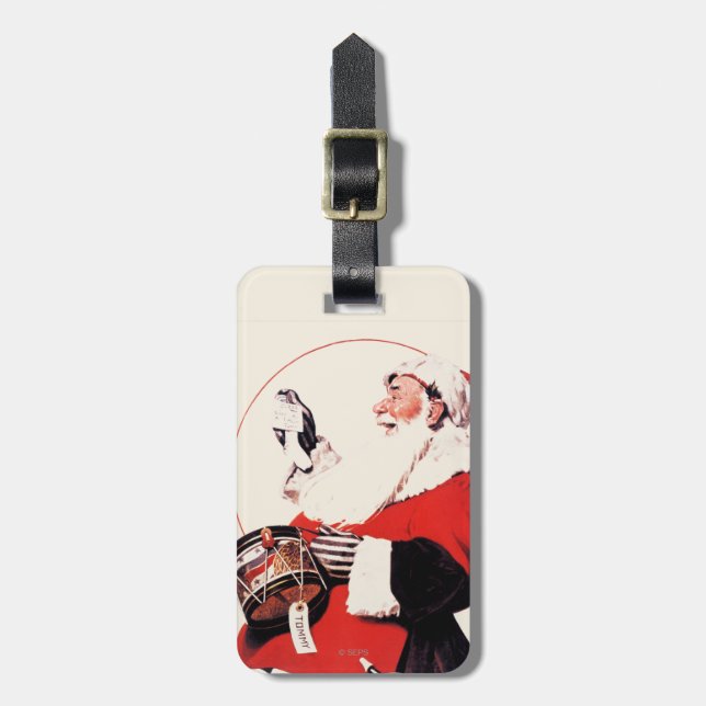 Drum for Tommy Luggage Tag (Front Vertical)
