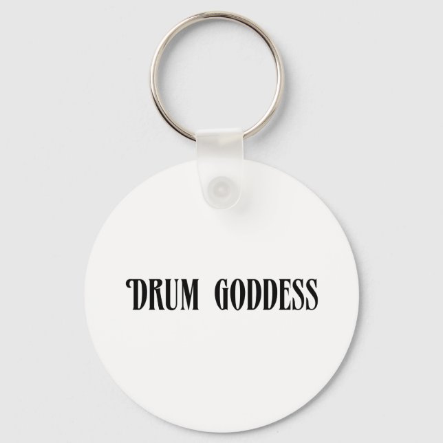 Drum Goddess Keychain (Front)