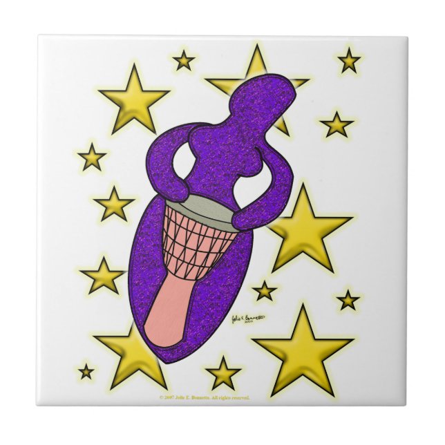 Drum Goddess Tile (Front)