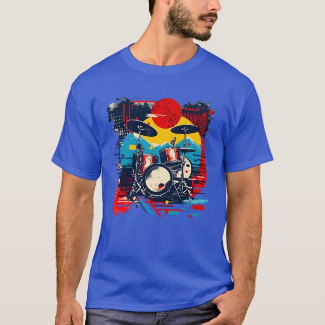 Drum Kit Artwork friends T-Shirt (Front)