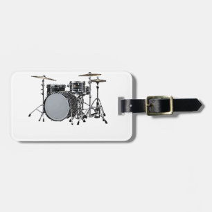 "Drum kit" design gifts and products Luggage Tag