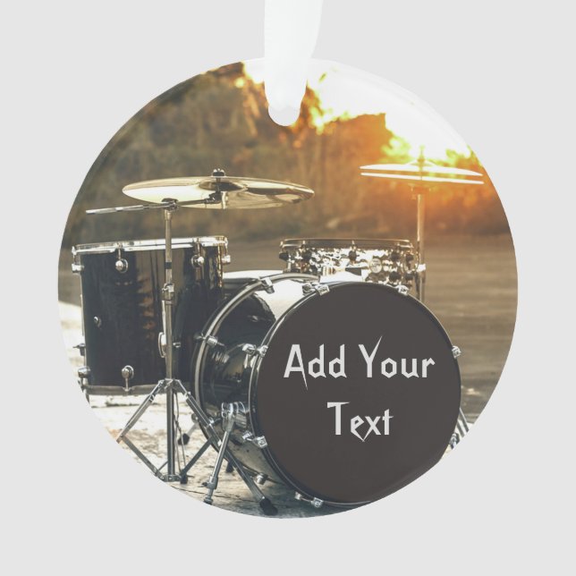 Drum Kit Drummer Rock Personnaliser la Personnalis (devant)