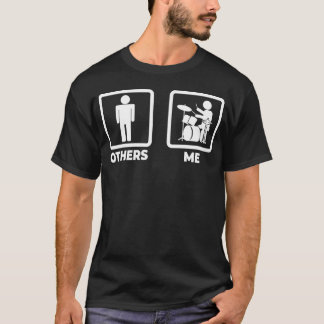 Drum Kit Stickfigures family T-Shirt