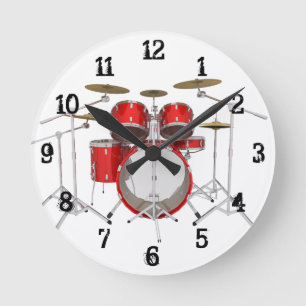 Drum Kit: Wall Clock