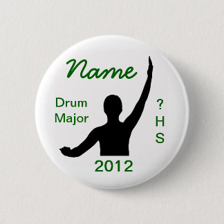 Drum Major 2 Inch Round Button